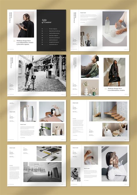 Adobe Indesign Portfolio Template