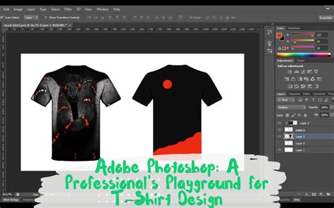 Revamp Your Wardrobe with Adobe Photoshop T-Shirt Design Software