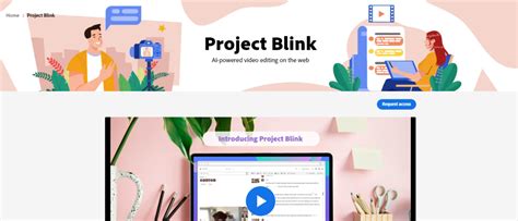 Adobe Project Blink: Editing process