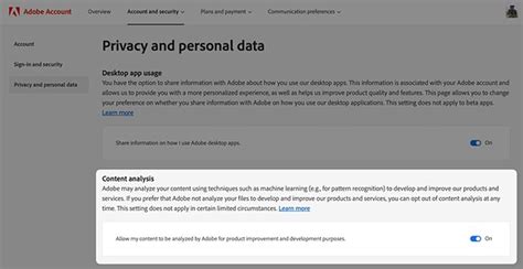 Adobe content analysis