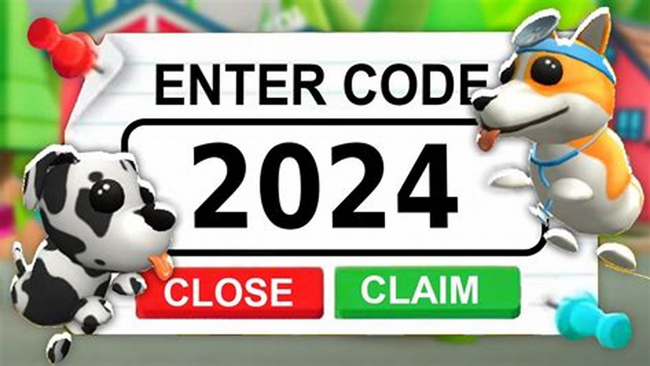 Adopt Me Codes For May 2024 February