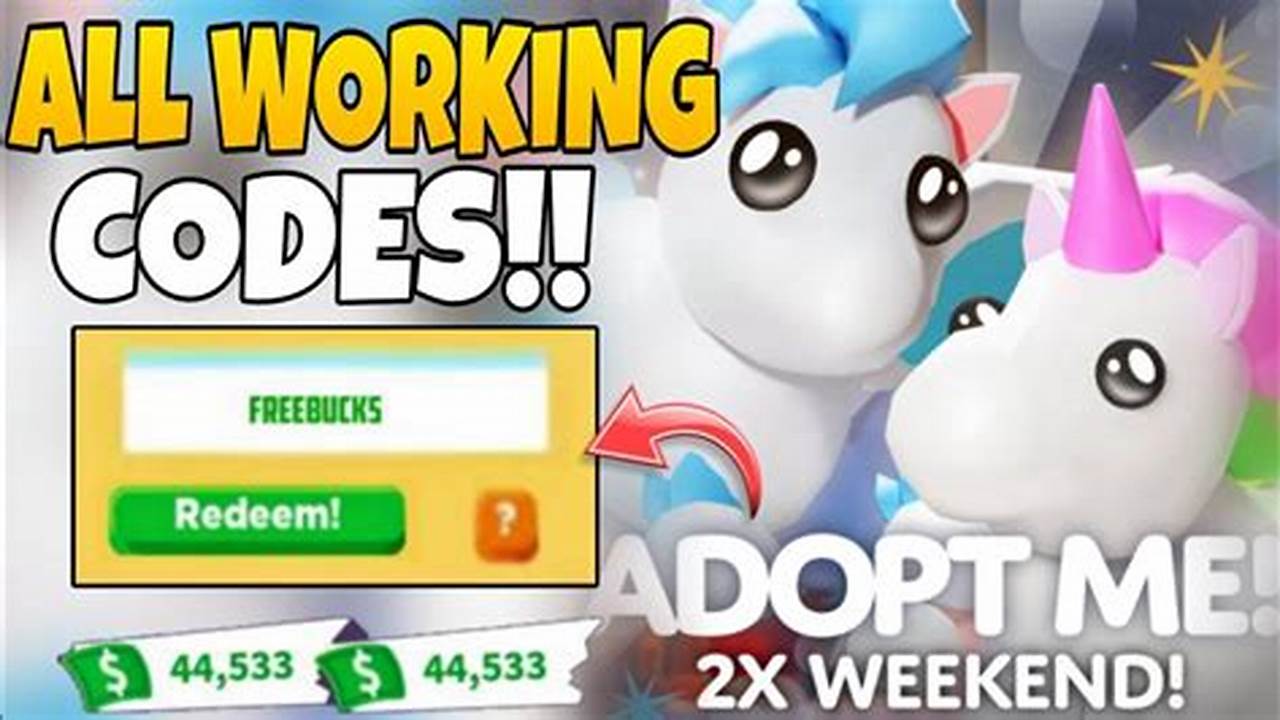 Adopt Me Codes Jan 2024