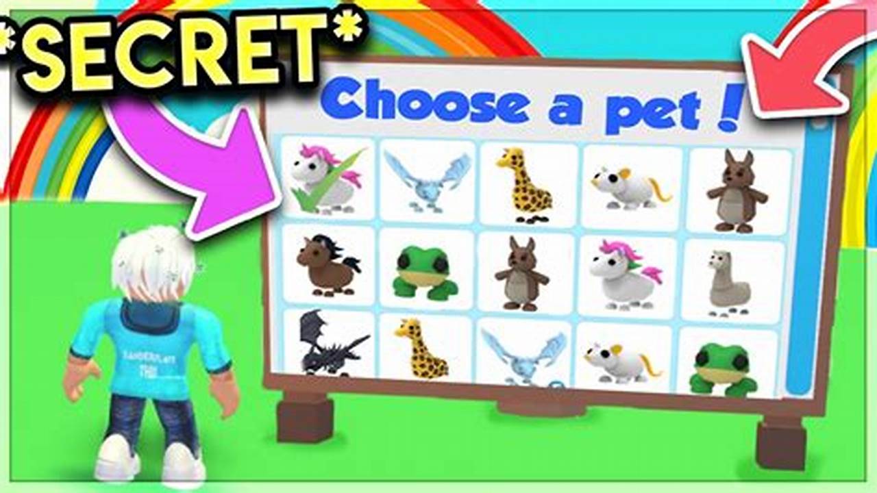 Adopt Me Pets 2024 Free