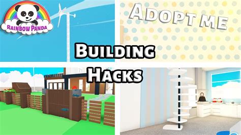 Adopt Me Building Hacks! Roblox - YouTube