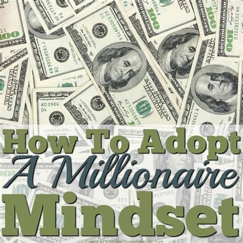 Adopting a Millionaire Mindset