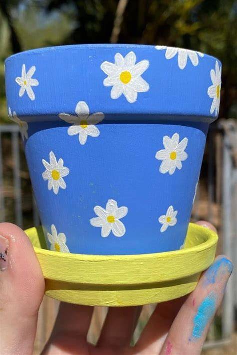 Adorable Painted Flower Pots
