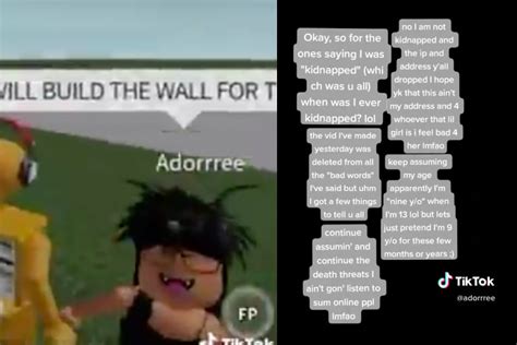 Adorrree Roblox kidnapped update: Adorrree on Roblox - what 