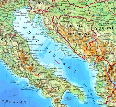 Map Of Adriatic Sea Terminal Map