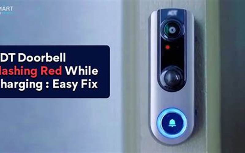 Adt Doorbell Blinking Red Wi-Fi Connection Issues