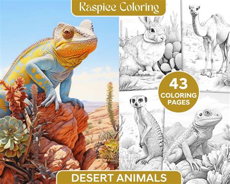 Adult Desert Animals Coloring Pages