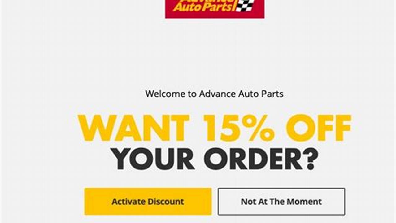 Advance Auto Parts Promo Code 2025