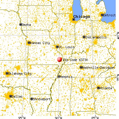 Preview of Missouri zip code vector map