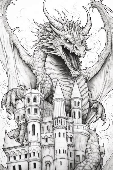Advanced Fantasy Coloring Pages for Adults