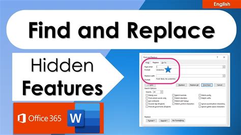 Advanced Features of Find and Replace