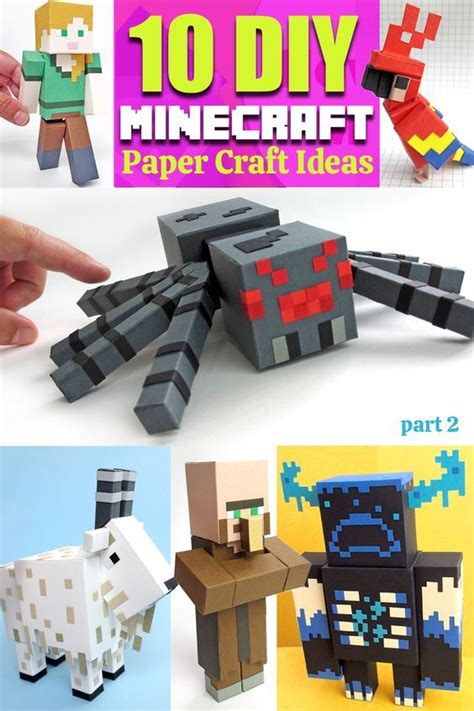 Advanced Paper Crafts Minecraft Easy Projects for Kids