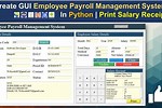 Advanced Payroll System with Python