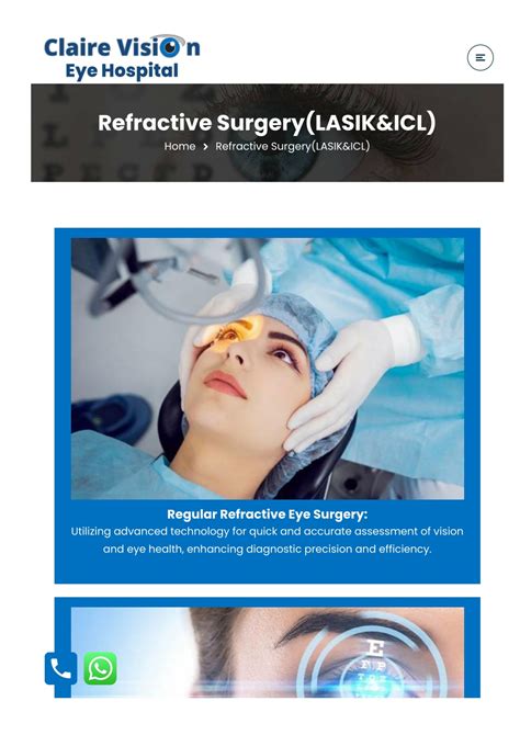 Advanced Refractive Surgery (Focus on LASIK)