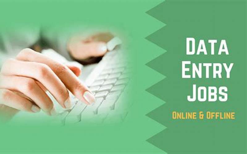 Advantages Of Online Data Entry Jobs