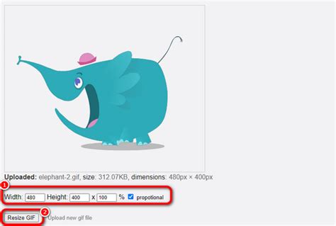 Advantages of GIF resizing