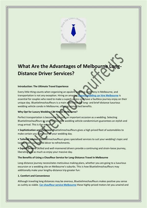 Advantages of driver services