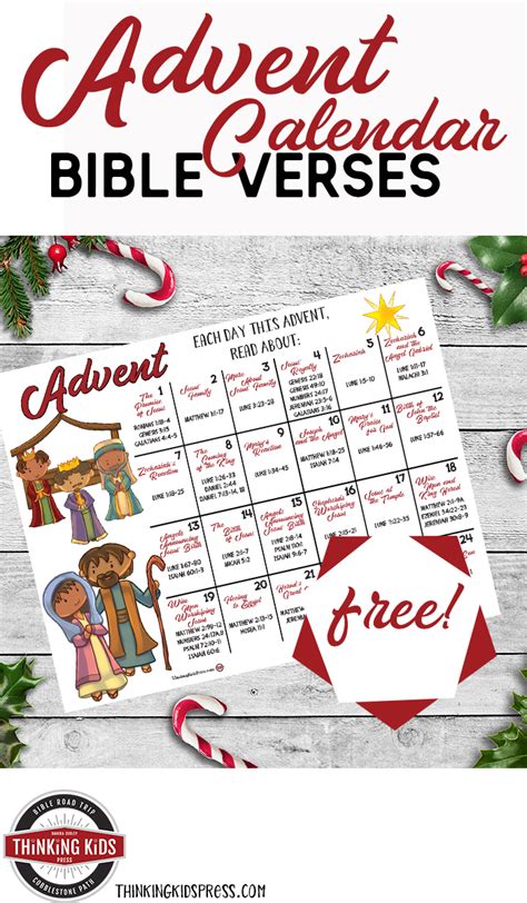 Advent Calendar With Scripture Verses