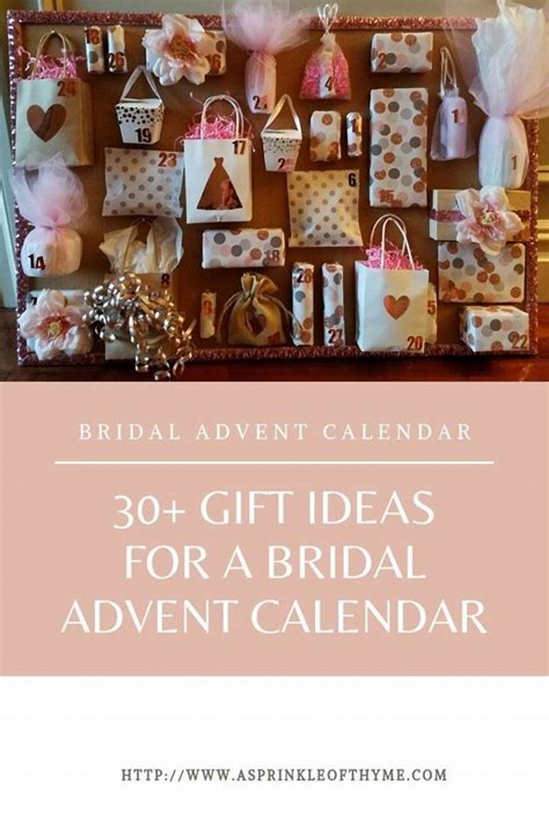 Advent Calendar For Bride