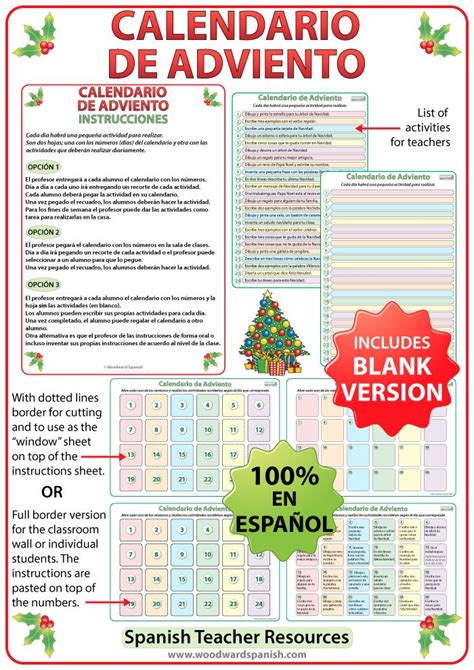 Advent Calendar In Spanish