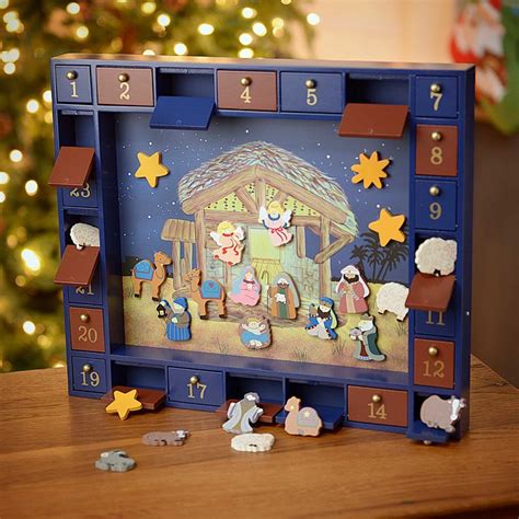 Advent Calendar With Nativity