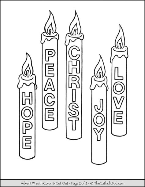 Advent Candle Printable