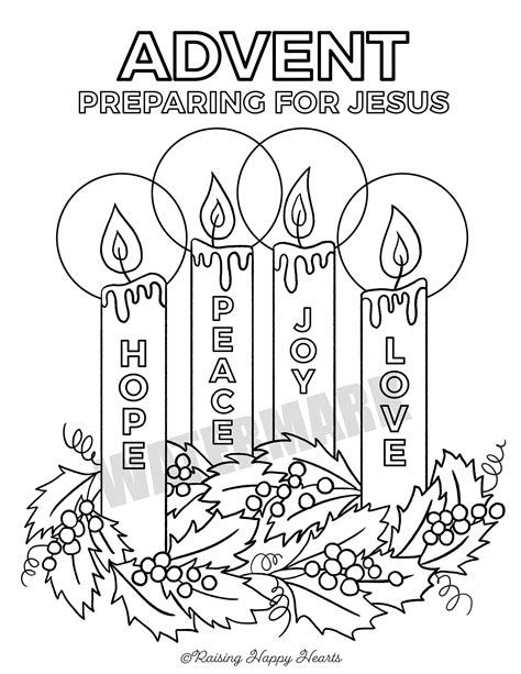 Advent Coloring Page