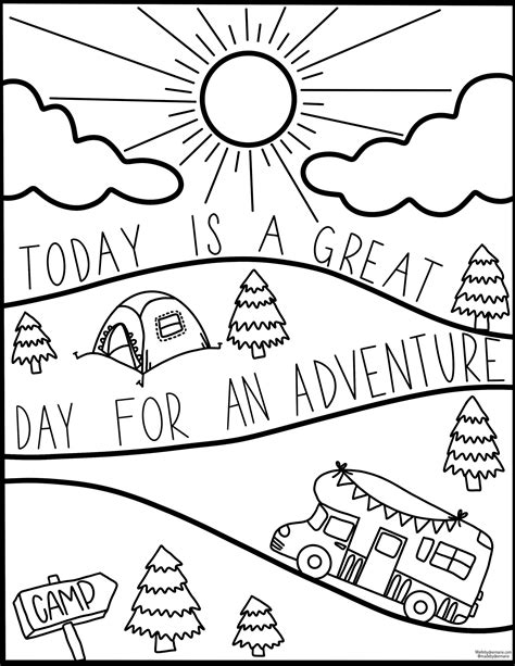 Adventure Coloring Pages