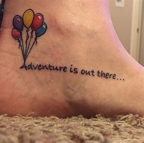 Up Disney tattoo Adventure is out there Tattoos that I