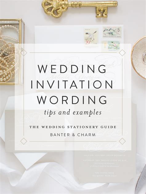 Advice on Wedding Invitation Wording