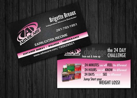 Advocare Business Card Template: A Must-Have For Your Business In 2023