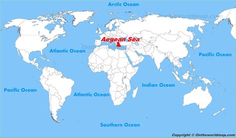 Where Is The Aegean Sea Located On A Map