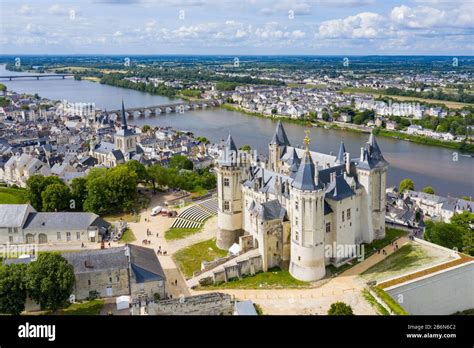 Aerial view Saumur