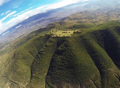 Aerial view of Mount Alban