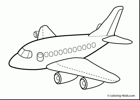 Aeroplane Coloring Pages