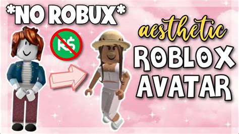 Aesthetic Roblox Avatar with NO ROBUX! - YouTube