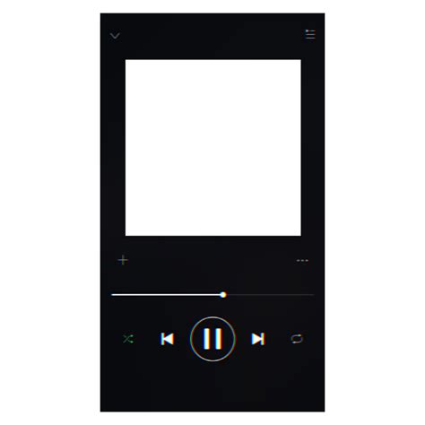 Aesthetic Spotify Template Png