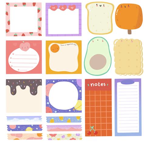 Aesthetic Sticky Notes Printable