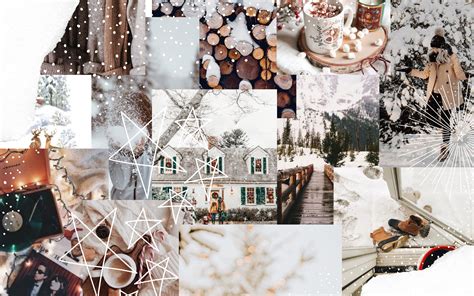 Aesthetic Winter Background