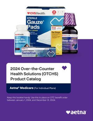Aetna Health Solutions Over The Counter Catalog