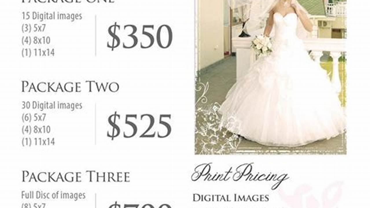 Affordable Prices, Weddings