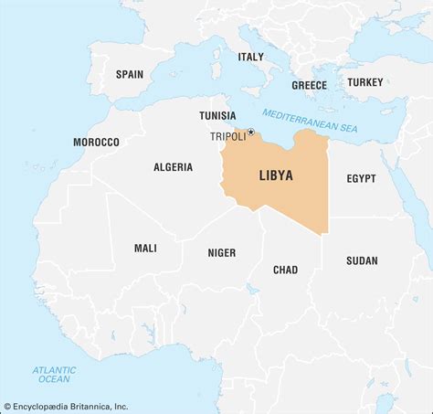 Libya Map Africa / World Map Africa Egypt Libya Ethiopia Arabia Etc