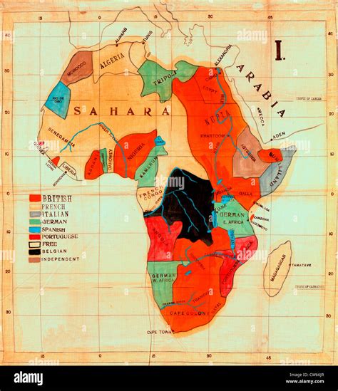 Colonization Map Of Africa 1914