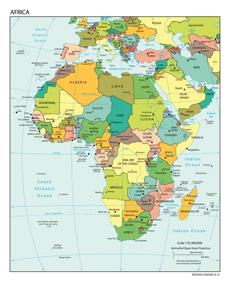 Africa Political Map 2020