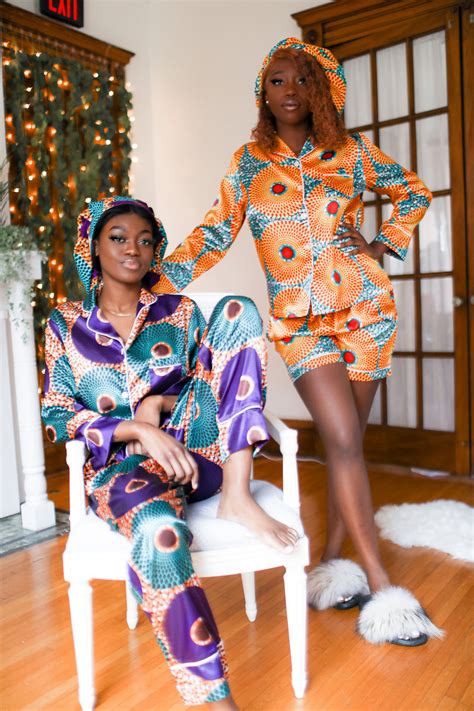 African Print Pajamas