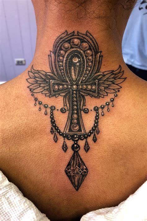 African Ankh Tattoo