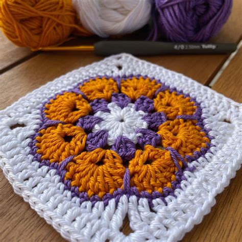 African Crochet Flower